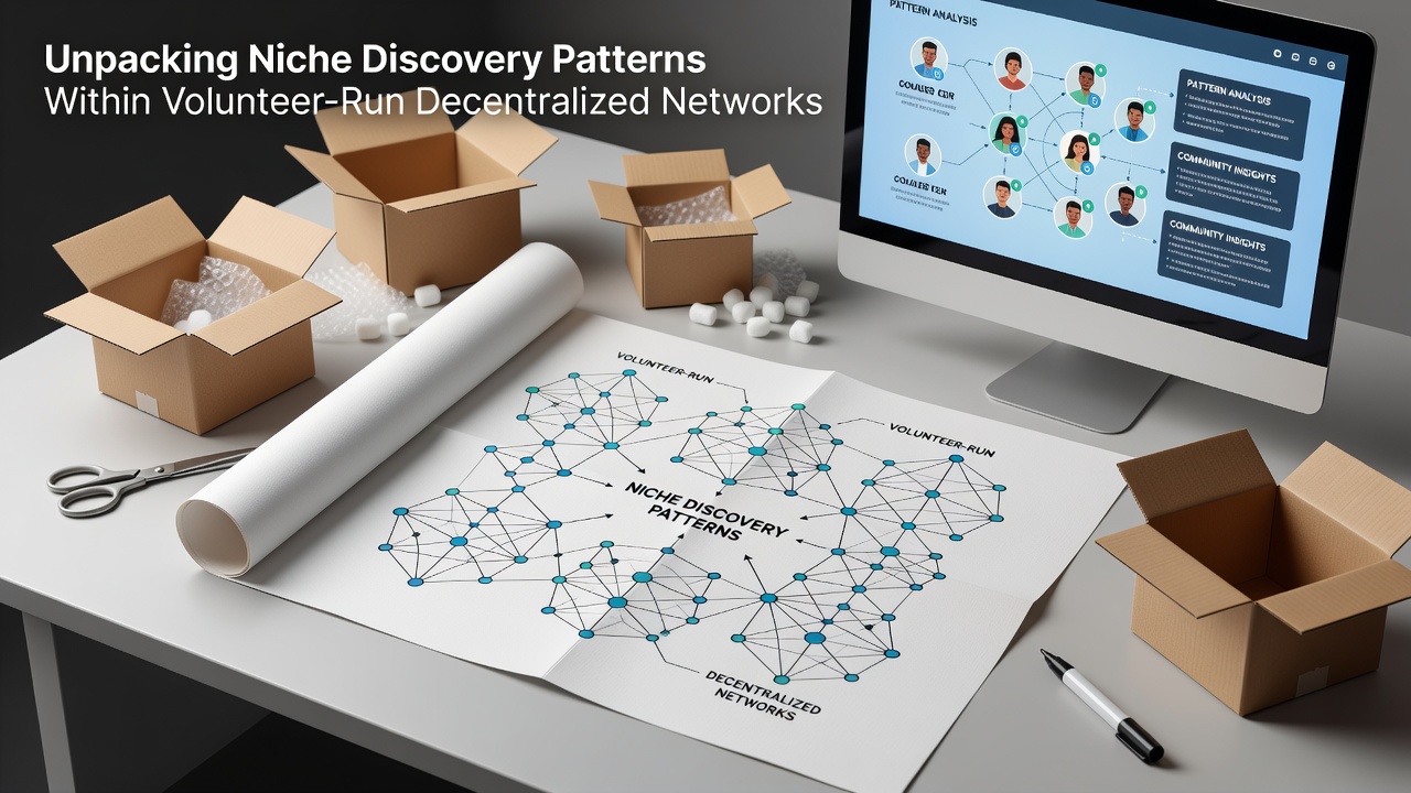 Unpacking Niche Discovery Patterns Within Volunteer-Run Decentralized Networks
